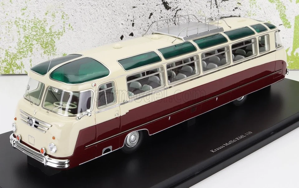 MODELLINO STATICO AUTOCULT KRAUS MAFFEI AUTOBUS KML 110 GERMANY 1959 ROSSO 1/43 - Immagine 1 di 4