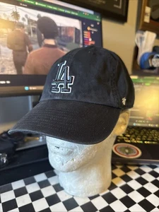 Mütze Marke Los Angeles Dodgers '47 schwarz-weiß Logo Clean Up verstellbar - Bild 1 von 11