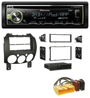 Pioneer DAB USB MP3 AUX CD Autoradio für Mazda 2 (ab 2007) - Bild 1 von 4