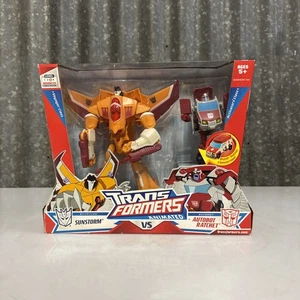 Transformers Animated 2pack Sunstorm Seeker Jet Activators Ratchet Medic Lot - Picture 1 of 8