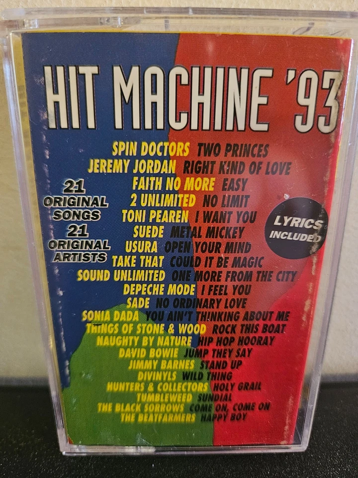 HIT MACHINE '93 Various Artists 1993 CASSETTE TAPE POP ROCK FAITH NO MORE - Image 1 of 4