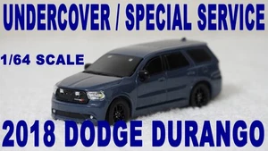 1/64 Undercover Police 2018 Dodge Durango Dark Blue with Lights SEE DESCRIPTION! - Picture 1 of 1
