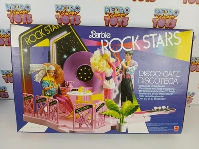 BARBIE PLAYSET ROCK STARS DISCO CAFE' DISCOTECA MATTEL 3080 1986 - Immagine 1 di 4