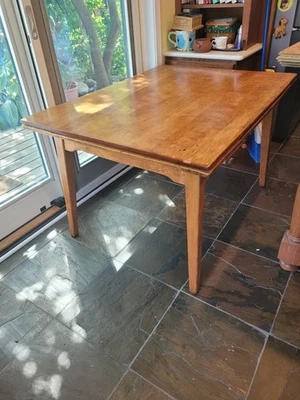 Restored Cushman Colonial Creation Extending Table, Birch, Cir.1940s - Image 1 of 4
