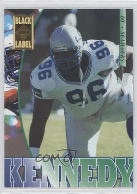 1995 Collector's Edge Black Label Cortez Kennedy #184 HOF - Image 1 of 2