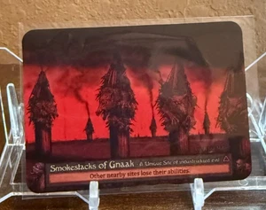 Sorcery Contested Realms - Beta - Smokestacks of Gnaak NM - Picture 1 of 2
