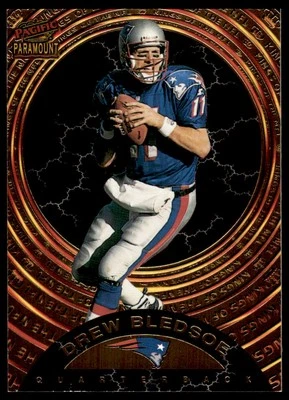 1998 Pacific Paramount #14 Drew Bledsoe FOOTBALL New England Patriots - Image 1 of 2
