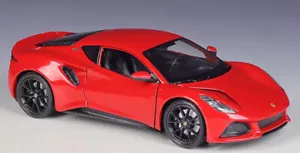 Welly 1:24 Lotus Emira modello di auto pressofuso rosso nuovo in scatola - Foto 1 di 3