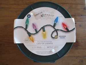 Target Wondershop C Lights, MultiColor Faceted LED C6 By Philips New 200 Count - Picture 1 of 4