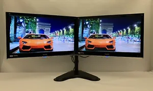 ViewSonic VX2450wm-LED 24" Widescreen LED Dual Monitors 1920 x 1080 (Grade A) - Picture 1 of 5