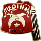 SHRINER FEZ LAPEL PIN: Medinah Shrine Police Unit