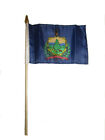 Vente en gros lot de 3 bâtons en bois 6x9 6"x9" État du Vermont drapeau