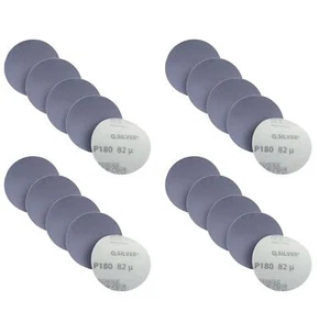 Mirka Q.Silver 77 mm (3") P180 grana 20 dischi abrasivi a gancio liscio - Foto 1 di 3