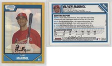 2007 Bowman Draft Chrome Draft Picks Gold Refractor /50 Oliver Marmol #BDPP17