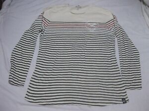 Mossimo Long Sleeve Striped Tshirt Cotton Size M