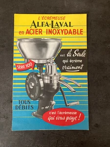 CATALOGUE BROCHURE PUBLICITAIRE ECREMEUSE ALFA LAVAL G98 - Picture 1 of 6