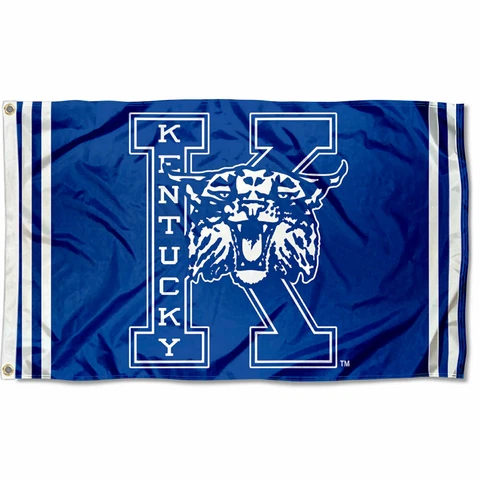 Kentucky Wildcats Vintage Retro Throwback Large Outdoor Flag Cover