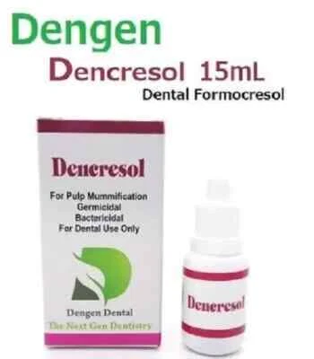 DENGEN DENTAL Dengen Dencresol Formocresol Dental 15ml For Use Free & Fast Shipping