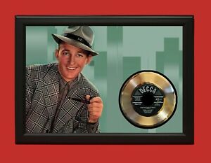 Bing Crosby Poster Kunst Holz gerahmt 45 Gold Schallplattenanzeige C3