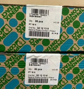 50pcs Phoenix Contact PT 16/N 3212138 Straight through terminal block - Picture 1 of 1