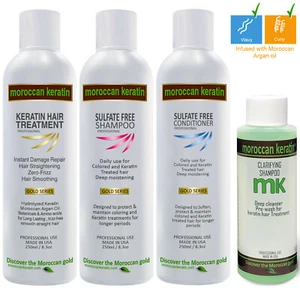 Juego de tratamiento capilar de queratina profesional marroquí LG 250 ml con aceite de argán - Imagen 1 de 3