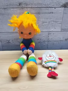 1983 11" RAINBOW BRITE WITH TWINK PELUCHE BAMBOLA - SEGNO DISTINTIVO - MATTEL - Foto 1 di 8