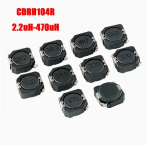 Chip Power Inductor CDRH104R SMD SMT Shield Inductance Surface Mount 2.2uH-470uH - Picture 1 of 24