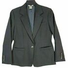 Austin Reed Women Career Formal BUSINESS Lined Black Blazer Suit Size 8