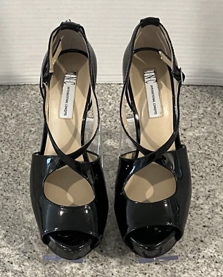 Sandalias de tacón de aguja para mujer INC International Concepts Melvie negras talla 7 m Foto 1 de 4