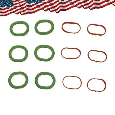 1 Set Fit Mercedes C350 E350 C300 R350 Intake Manifold Plenum Lower Upper Gasket - Imagem 1 de 4