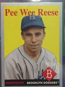 Pee Wee Reese Brooklyn Dodgers Numbered 39/99 Limited Print Silver Parallel - Picture 1 of 4