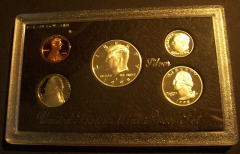 1998 United States Mint Silver Proof Set - with Original Box & COA Cover
