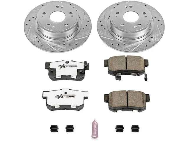 Rear Brake Pad and Rotor Kit For 2016-2022 Acura ILX 2017 2018 2019 2020 VR697KN — 第 1/1 张图片