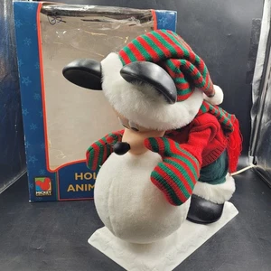 Vintage 1996 Santa's Best Disney Holiday Animation Mickey Mouse Schneeball - Bild 1 von 11