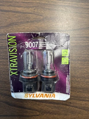 SYLVANIA-9007 XtraVision-Faro halógeno de alto rendimiento 2 bombillas paquete abierto Foto 1 de 4