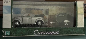 CARARAMA VW BEETLE CABRIOLET DIE CAST CAR 1:43 BY HONGWELL BOXED - Picture 1 of 7