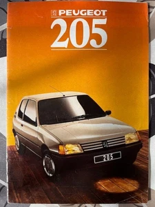 Peugeot 205 Prospekt von 1988 - Bild 1 von 1