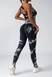 Women Scrunch Workout Leggings Butt Lifting High Waisted Yoga Pants - Tie Dye Se - Picture 1 of 14