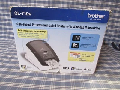 Brother QL-710W Wireless Label Thermal Printer (Pre-Owned) FAST FREE SHIPPING. - Image 1 of 4