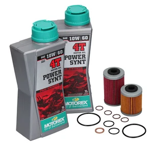 kmx24 juego de cambio de aceite se adapta a filtro de aceite KTM LC4 690 07-11 + motorex PowerSynt 10W60 - Imagen 1 de 1