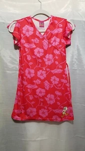 Looney Tunes Mädchen ärmelloses Kleid mit Stickerei Tweety Vogel Farbe rot rosa - Bild 1 von 4