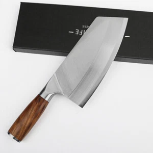 US Chef's Knife Stainless Steel Japanese Cleaver Chopping Slicing Kitchen Knife - Picture 1 of 11