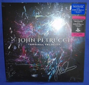 RARE hand signed copy John Petrucci Dream Theater Terminal Velocity Double Album - Picture 1 of 6