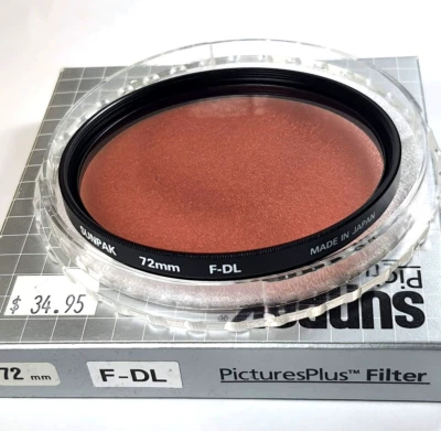 Genuine 72mm FL-D Glass Lens Filter 72 mm Fluorescent FLD FL-Day Sunpak Japan - Image 1 of 4