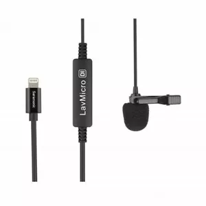 iphone Microphone by Saramonic Lav Micro Di clip-on lavalier Lightning connectio - Picture 1 of 24