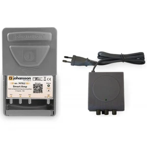 Kit Amplificador de Mástil 3 Entradas VHF/UHF 1 Salida 40 dB + Fuente de Alim... - Foto 1 di 3