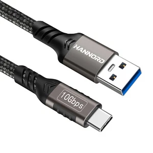 Cable USB C Hannord Cable USB-A a USB-C Cable USB 3.2 Gen2 10Gbps Cable Cargador de Datos - Imagen 1 de 9