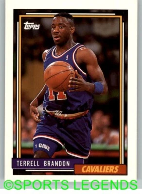 1992 Topps #69 Terrell Brandon - Image 1 of 2