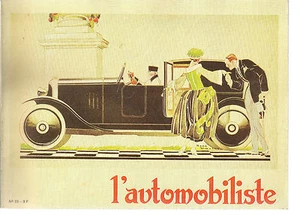 L'AUTOMOBILISTE 33 1974 EMILE MATHIS EMY 4 GNOME RHONE Type Armée GABRIEL VOISIN - Imagen 1 de 2