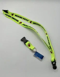 Cordino staccabile squadra MIAMI HEAT NBA verde fluo - Foto 1 di 3